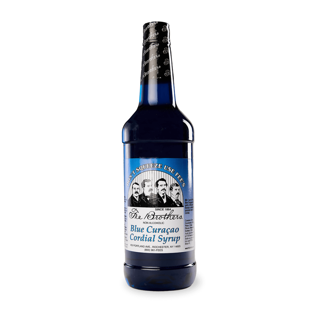 Blue Curacao Syrup Fee Brothers blue-curacao-syrup-fee-brothers
