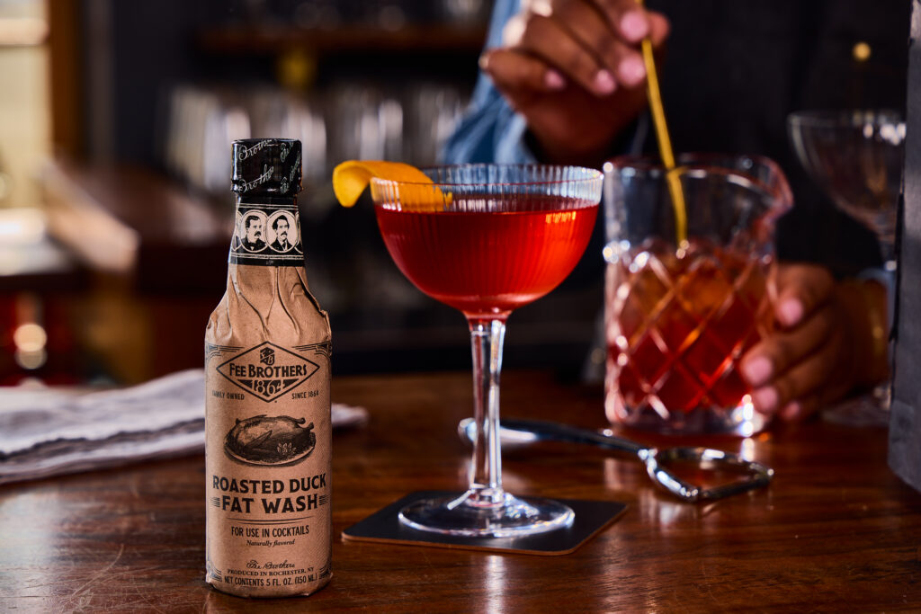 Fee Brothers Fat Wash Roasted Duck Lifestyle Action